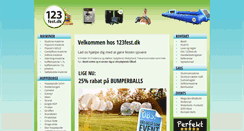 Desktop Screenshot of 123fest.dk