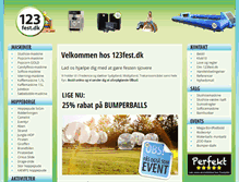 Tablet Screenshot of 123fest.dk